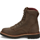 Justin Work Men's Rivot 8" Work Boot - Hickory Brown (OW440) - View 8