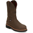 Justin Work Men's Carbide 11" Waterproof Steel Toe Boot - Hickory Brown (OW4458) - View 2