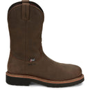 Justin Work Men's Carbide 11" Waterproof Steel Toe Boot - Hickory Brown (OW4458) - View 3