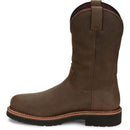Justin Work Men's Carbide 11" Waterproof Steel Toe Boot - Hickory Brown (OW4458) - View 8