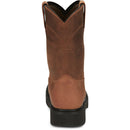Justin Work Men's Round-Up 10" Waterproof Boot - Aged Bark (OW6604) - View 5