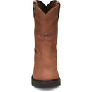 Justin Work Men's Round-Up 10" Waterproof Boot - Aged Bark (OW6604) - View 7