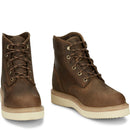 Justin Work Men's Maxwell 6" Lace-Up Boot - Peanut Tan (OW708) - Front View