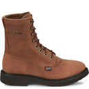 Justin Work Men's Livestock 8" Work Boot - Aged Bark (OW760) - View 3