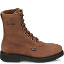 Justin Work Men's Livestock 8" Steel Toe Boot - Aged Bark (OW764) - View 3