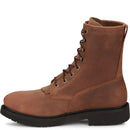 Justin Work Men's Livestock 8" Steel Toe Boot - Aged Bark (OW764) - View 8