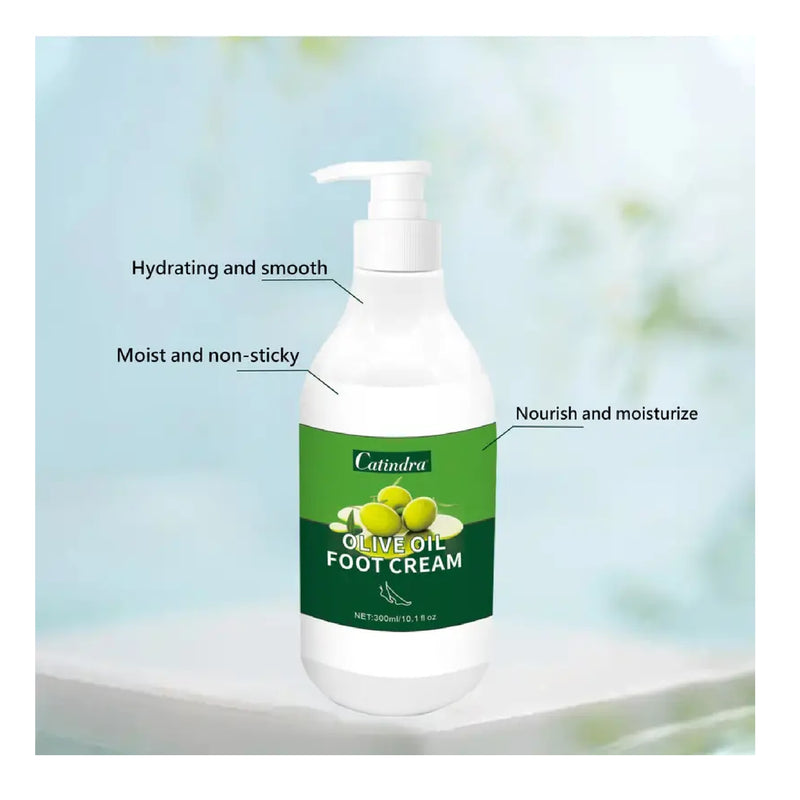 Olive Oil Foot & Body Lotion For Dry Rough Cracked Feet&Heel Skin Care,Lock Moisture,Deep Hydrating Skin And Peel Foot，Winter Essential Moisturizer