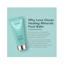 Onsen Secret Foot Cream for Dry Cracked Heels Foot Care for Healthy Feet Foot Exfoliator