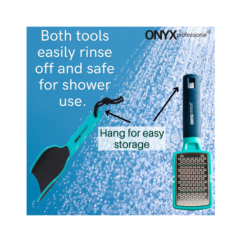 Onyx Professional Stainless Steel Foot Rasp with Debris Catcher