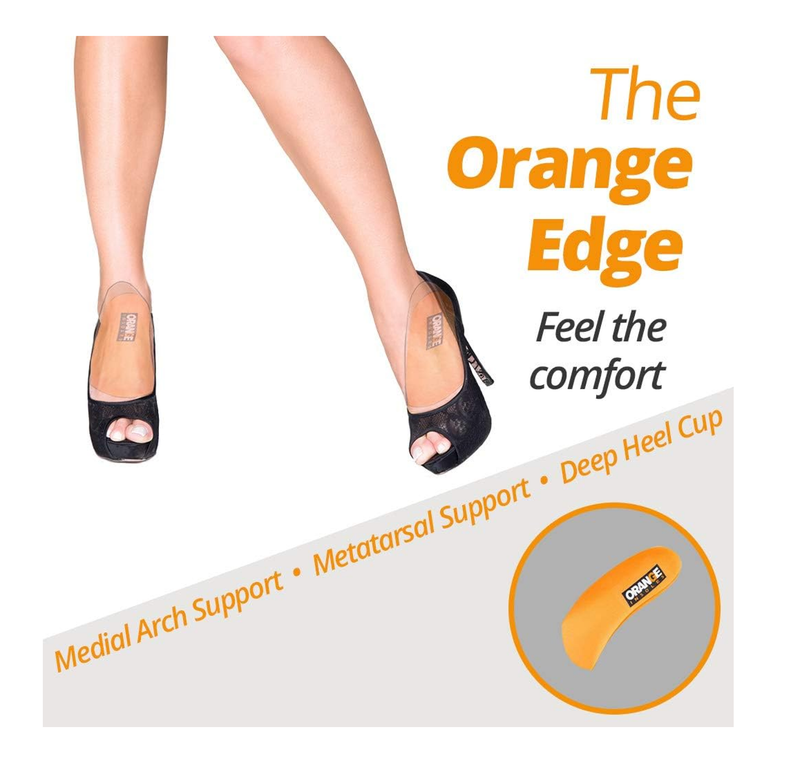 Orange Light B 3/4 Fits MEN'S Shoe 5.5-7, WOMEN'S 7-8.5 Is Our Slimmest,