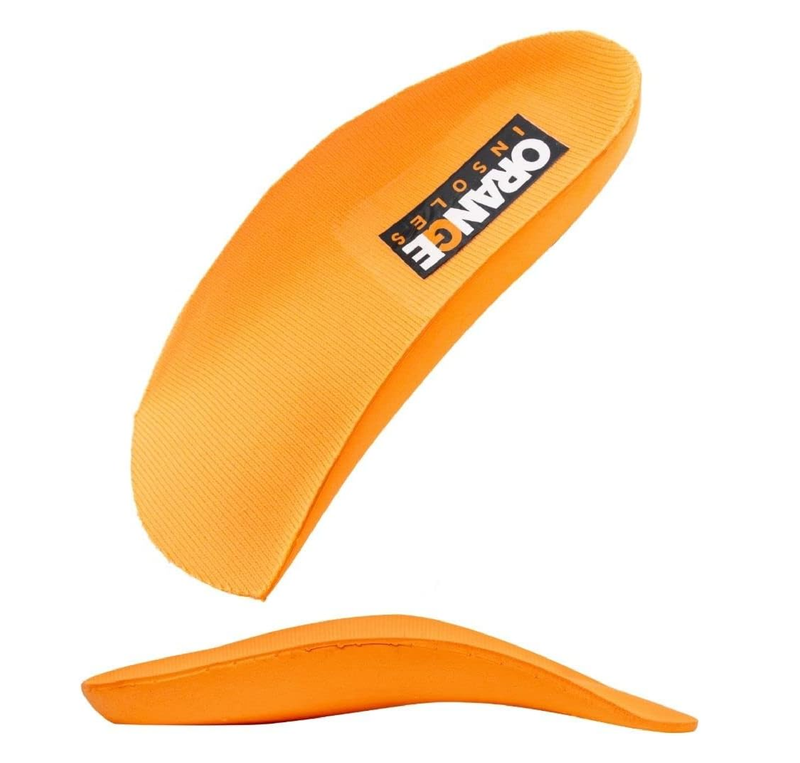 Orange Light B 3/4 Fits MEN'S Shoe 5.5-7, WOMEN'S 7-8.5 Is Our Slimmest,