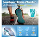 OrthoComfoot Comfortable Cushion Sneaker Insoles Men Women: Plantar Fasciitis Relief Arch Support Running Sports Inserts,