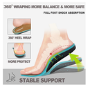 OrthoComfoot Plantar Fasciitis Shoe Insoles, Arch Support Insoles for Women & Men, 220+ lbs Heavy Duty,