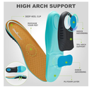 OrthoComfoot Plantar Fasciitis Shoe Insoles, Arch Support Insoles for Women & Men, 220+ lbs Heavy Duty,
