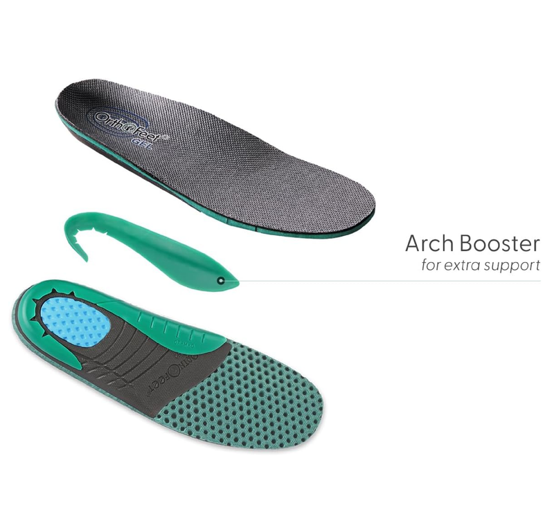 Orthofeet Women's Orthotic Insoles with Arch Support for Plantar Fasciitis and Pain Relief,