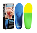 Metatarsalgia Insoles with Metatarsal Pads, Plantar Fasciitis Orthotic Metatarsal Arch Support Inserts,
