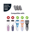 Own Harmony Extra Coarse 3 Refill Rollers Best Fit for Electric Callus Remover CR900 for Men