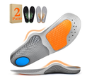 2Pairs,Insoles Men Work Boots Standing All Day High Arch Heavy Duty Support Flat Feet Orthopedic Insoles