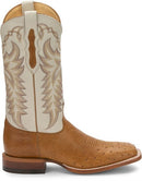 Justin Boots Pascoe Smooth Ostrich - Antique Saddle (8294)