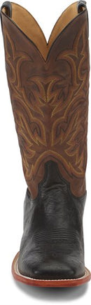 Justin Boots  Pascoe Smooth Ostrich - Black (5507)
