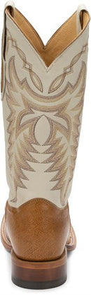 Justin Boots Pascoe Smooth Ostrich - Antique Saddle (8294)