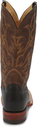 Justin Boots  Pascoe Smooth Ostrich - Black (5507)