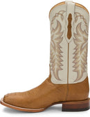 Justin Boots Pascoe Smooth Ostrich - Antique Saddle (8294)