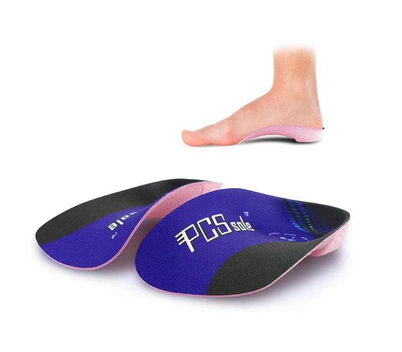 PCSsole 3/4 Orthotics Shoe Insoles High Arch Supports Shoe Inserts for Plantar Fasciitis