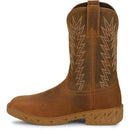 Justin Work Men's Blinder 11" Waterproof Steel Toe Boot - Brown (PD4069) - View 8