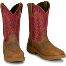 Justin Work Men's Markout 11" Steel Toe Boot - Brown (PD4071) - Front View