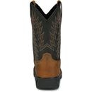 Justin Work Men's Taskmaker 11" Waterproof Steel Toe Boot - Black (PD4073) - View 5