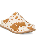 Tony Lama Women's Atrani Mule White Brown Hair-On (PL259)