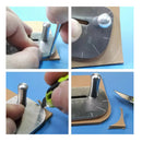 PMMJ Leather Perforator Aid Puller Chopper Hand Leather Tool Protect Your Hides From Damage And Pulling.