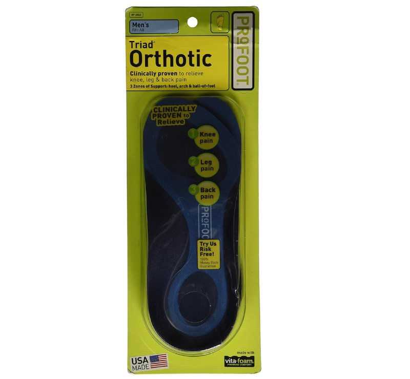 Pro Foot Triad Insole Men Size 1ea