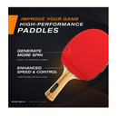 PRO-SPIN Ping Pong Paddles High Performance Sets with Premium Table Tennis Rackets 3