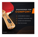 PRO-SPIN Ping Pong Paddles High Performance Sets with Premium Table Tennis Rackets 3