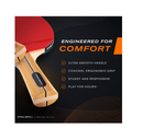 PRO-SPIN Ping Pong Paddles  HighPerformance Sets with Premium Table Tennis Rackets 2 pack