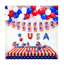 Party Spot! 315 pcs 4th of July decorations Tableware for 25 Guests Patriotic Party Decorations