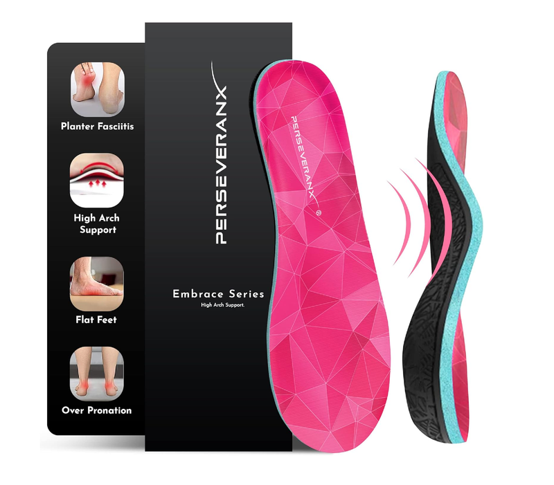 NASA Grade Plantar Fasciitis Insoles – High Arch Support Insoles Men Women