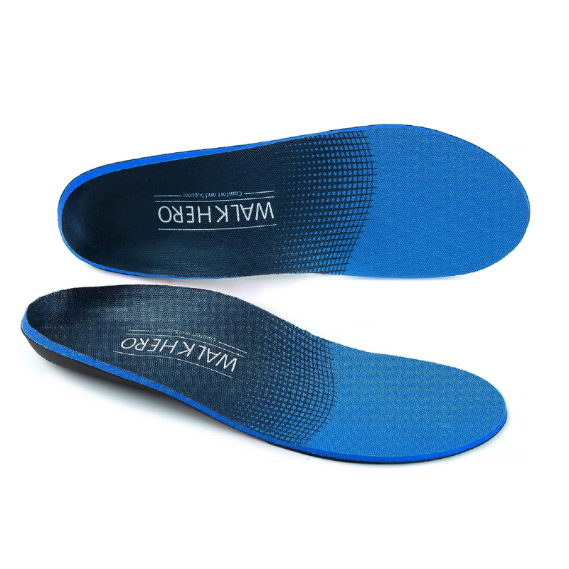 Plantar Fasciitis Feet Insoles Arch Supports Orthotics Inserts Relieve Flat Feet Color Blue, Grey, New Blue,Orange