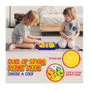 PlayRoute Shape Pop Up Board Game 1 and 2 Player Game for Kids Ages 4-6-8+  Educational Classic Board Game Shape Matching Puzzle Toys for Boys & Girls