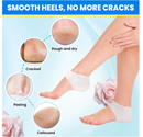 Pnrskter Silicone Heel Protectors for Women & Men – 2 Pairs Heel Cups for Cracked Heel Repair,