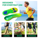 Arch Support Plantar Fasciitis Insoles - Heavy Duty Orthotic Inserts for Flat Feet,