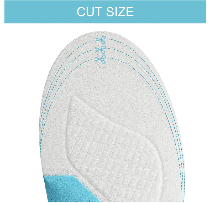 1 Pairs Kids Shoe Insoles Memory Foam Insoles Arch Support Sole Inserts Comfort Shoe Cushions Replacement Insole