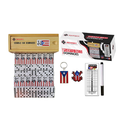 Puerto Rico Dominoes Puerto Rican Dominoes with Flag Engraved Puerto Rico Dominos with a Scorecard Coqui Patch and Boricua Pride Keyfob