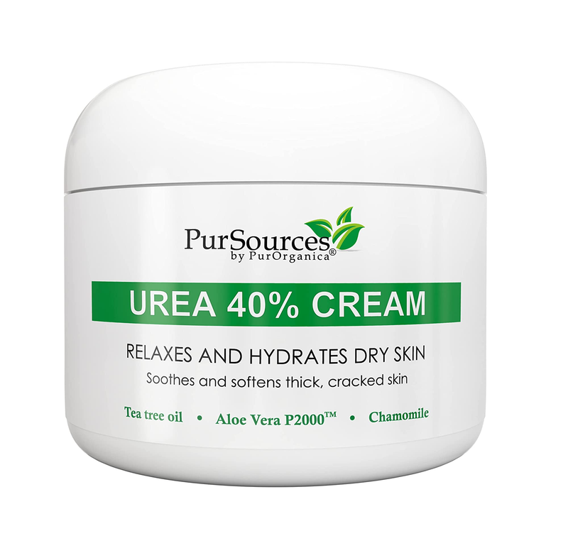 Urea 40% Foot Cream with 2% Plus Salicylic Acid, Foot Cream for Dry Cracked Heels - Best Callus Remover for Feet & Hands, Natural Moisturizes