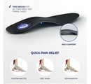 Pure Stride Professional Men’s Dress Insoles - Shoe Insert & Support for Metatarsals,