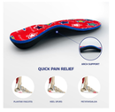 Pure Stride Kids Orthotics - Shoe Insole & Support for Metatarsals, High Arch,