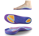 Shoe Cushions Inserts, QBK Flat Feet Insoles for Solving Heel Pain, Heel Spur, Back Pain, Achilles Tendonitis, Comfort S