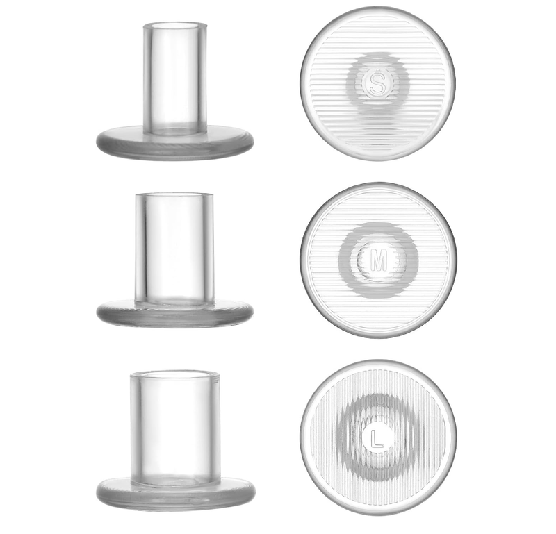 QWORK Anti-Slip Flexible Rubber Heel Protectors for Shoes, Set of 21 Pairs in 3 Sizes, Enhanced Stability and Sound Reduction